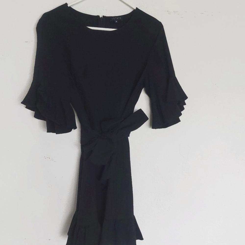 1. State 8 ruffle dress sz8